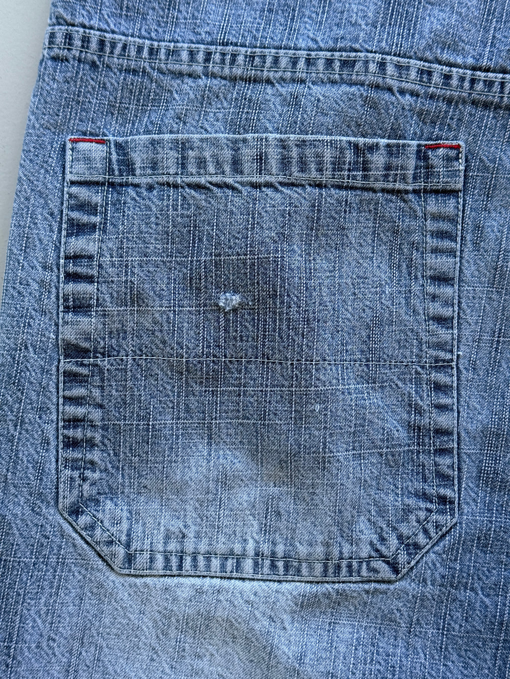 Blue Thirty Below 00's Vintage Y2K Baggy Hip Hop Style Denim Shorts - W38 x L12