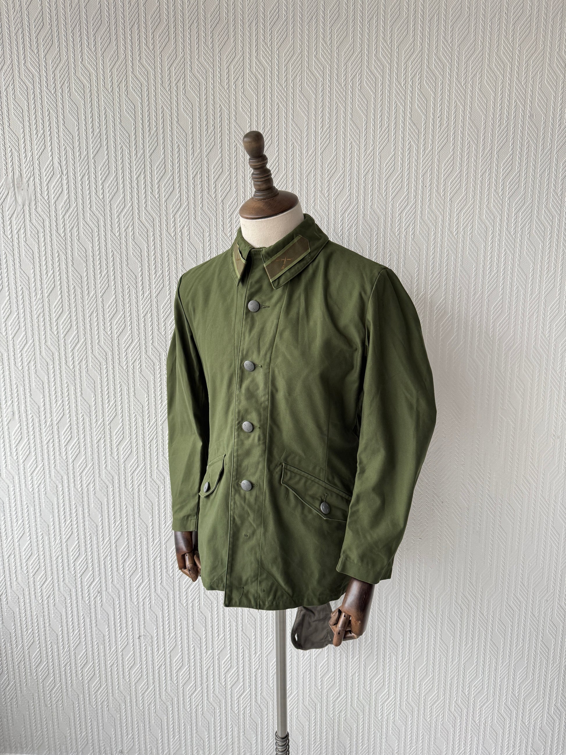 Vintage 70s Swedish C48 Military Tanker Jacket - Medium
