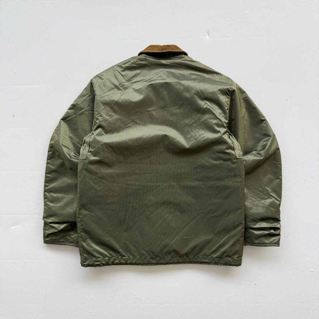 Khaki Alpha Industries US Military Extreme Cold Weather Jacket Vintage 80s Jacket - Small