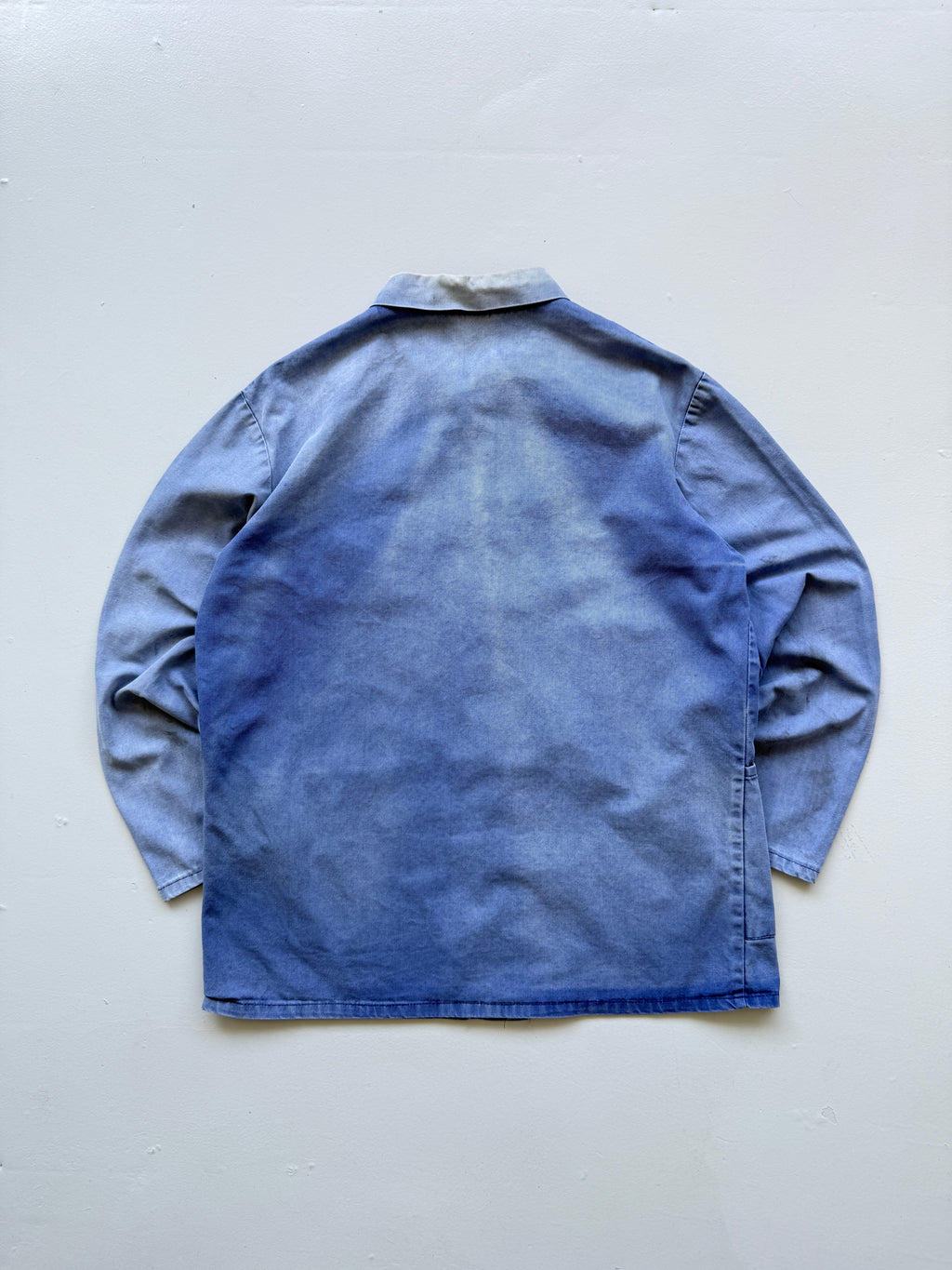 Blue French Chore Jacket 80's Vintage Workwear CH327 - Medium