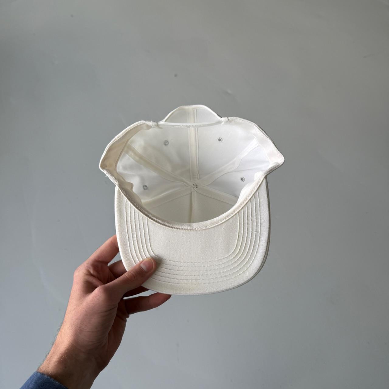 White Quacker Maid Vintage SnapBack Trucker Cap