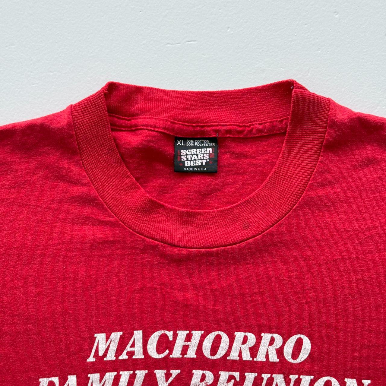 Red Rockport Texas Family Reunion Vintage 90s T-shirt - XL