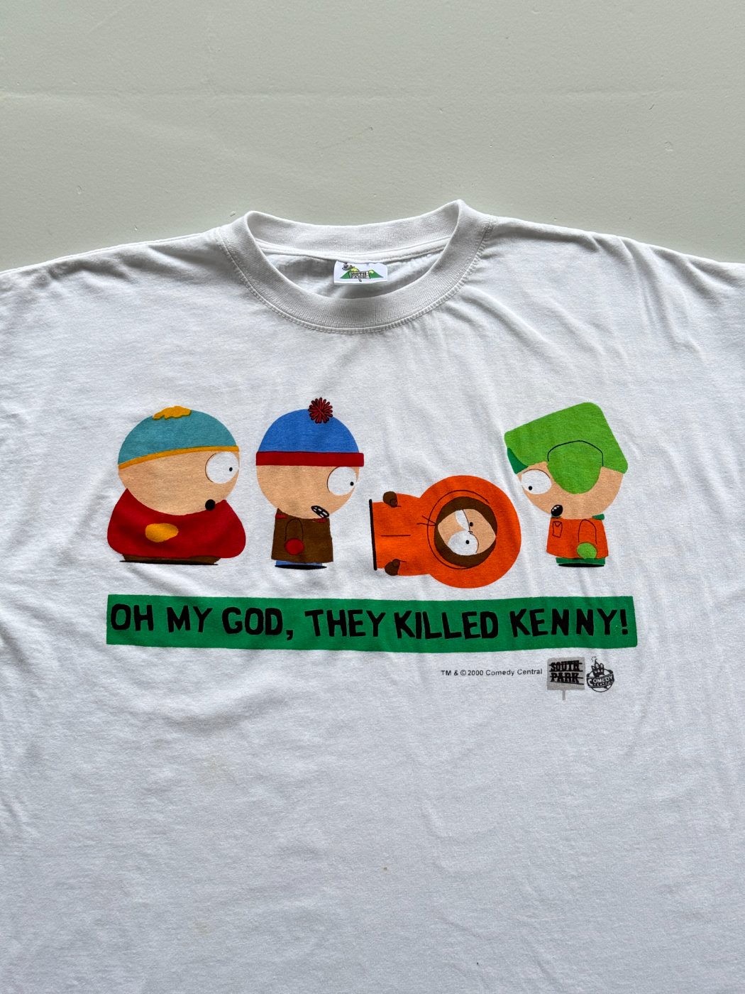 South Park 'Oh My God, They Killed Kenny!' Y2K Vintage Graphic T-Shirt - XL