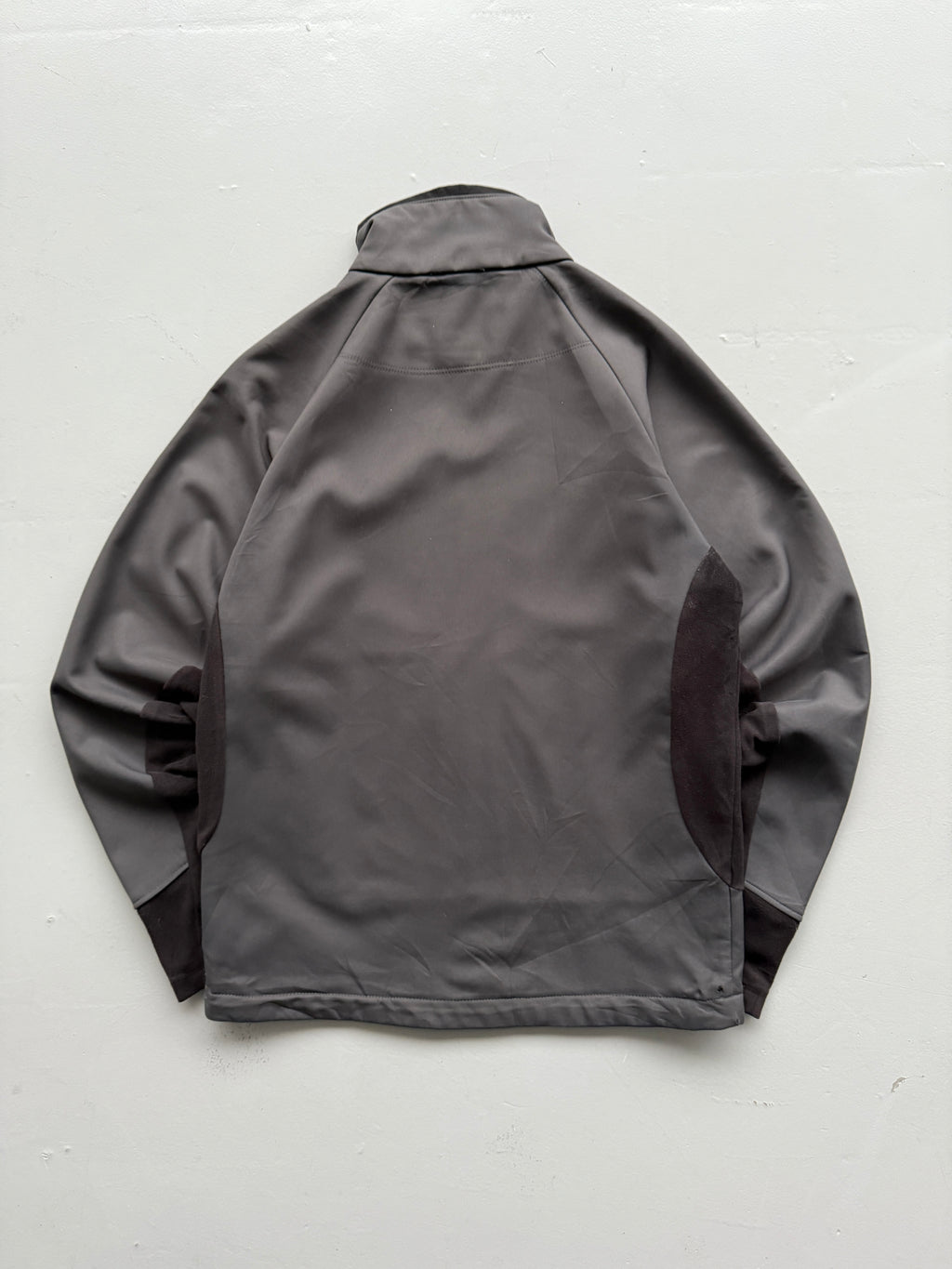 Grey Columbia 00's Vintage Fleece Lined Lightweight Jacket - Medium