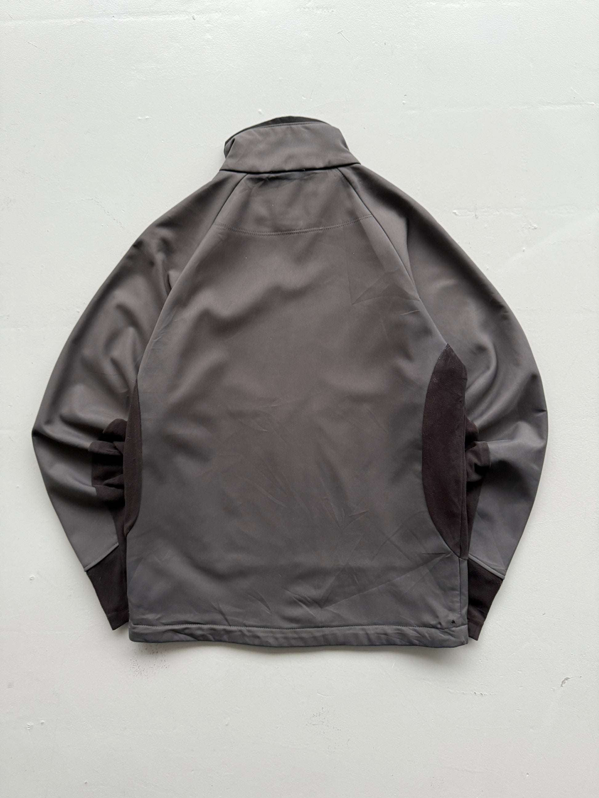 Grey Columbia 00's Vintage Fleece Lined Lightweight Jacket - Medium