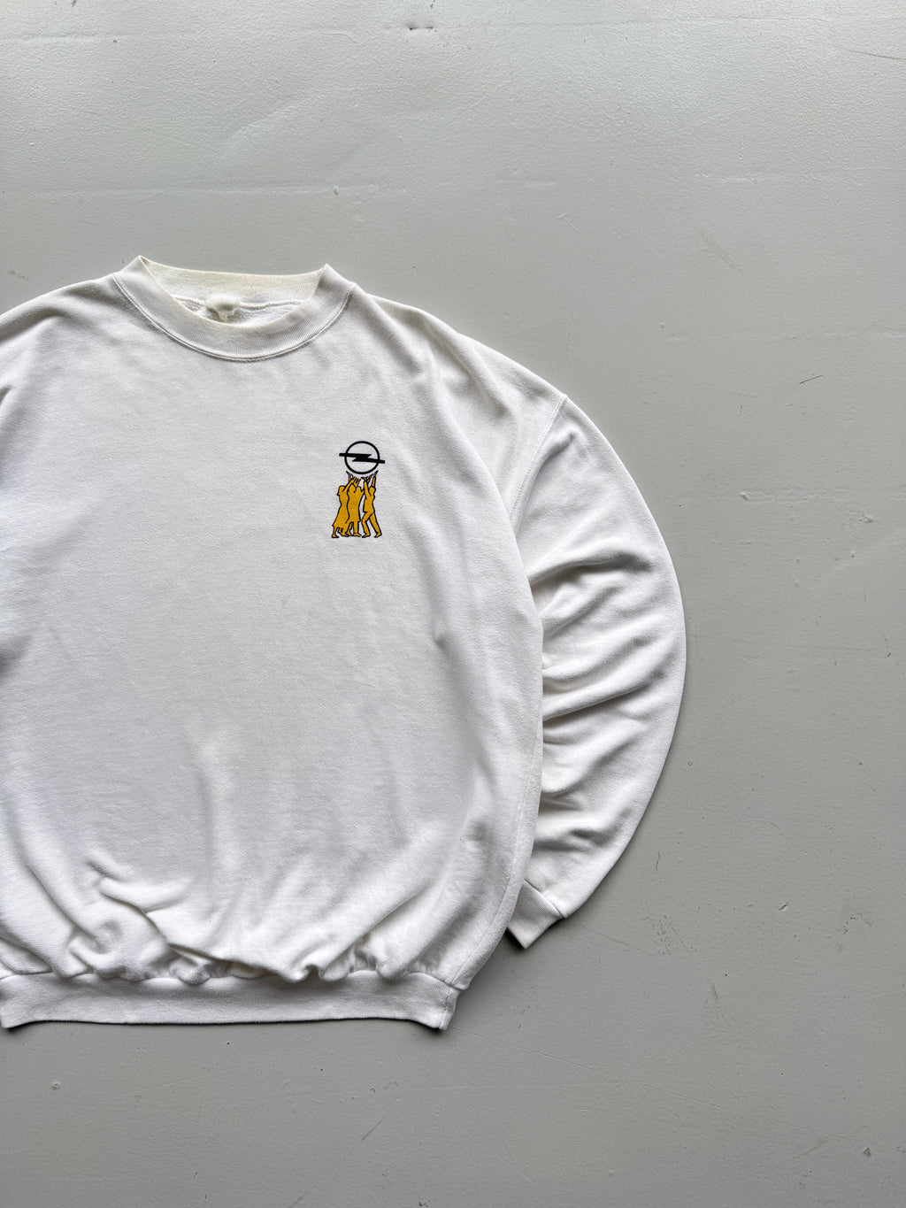Opel Logo 90's Vintage Sweatshirt - Medium