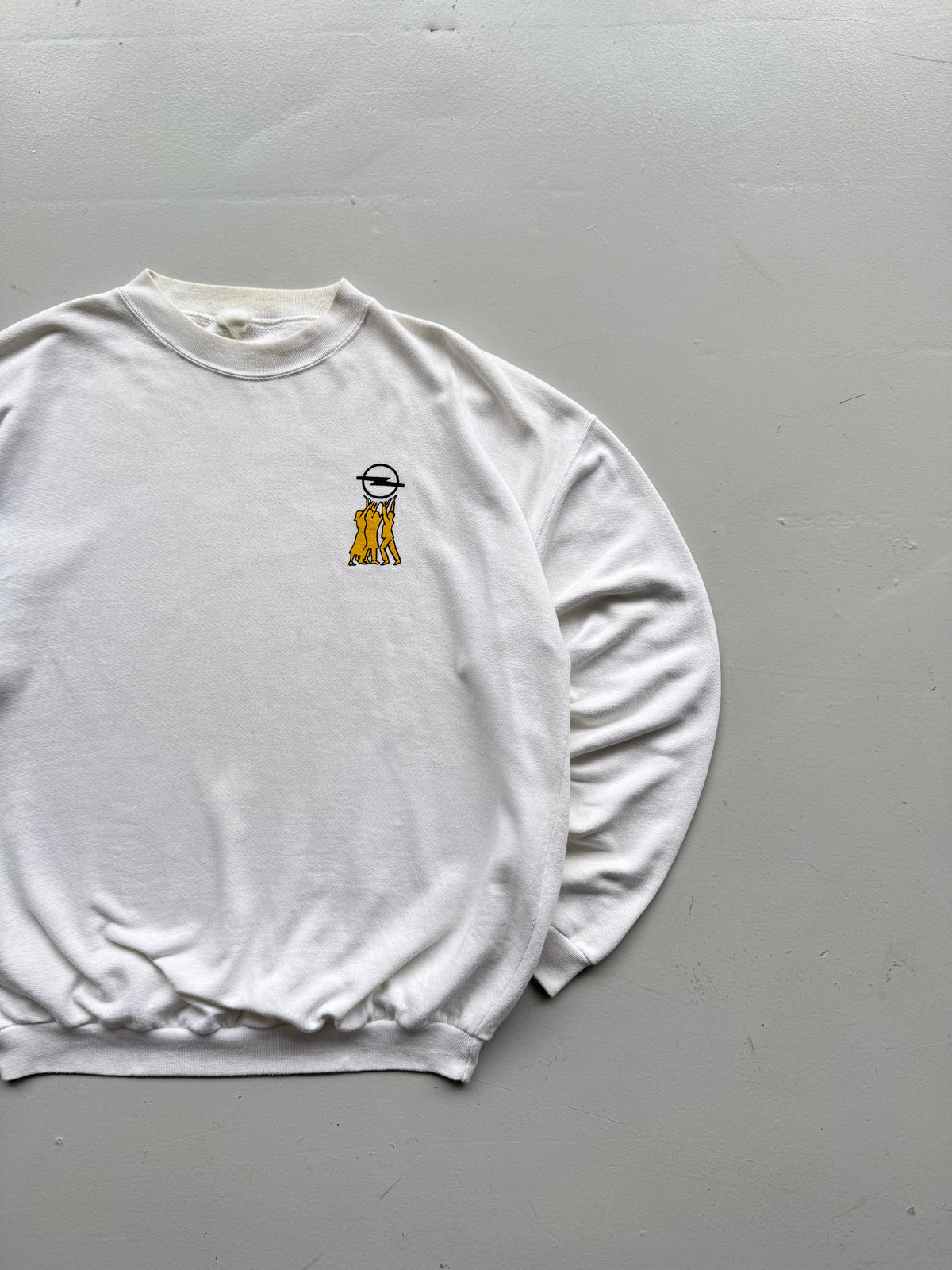 Opel Logo 90's Vintage Sweatshirt - Medium