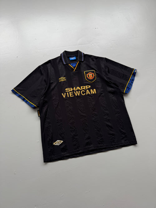 Umbro Manchester United Sharp Viewcam 90's Vintage Away Football Shirt - 2XL