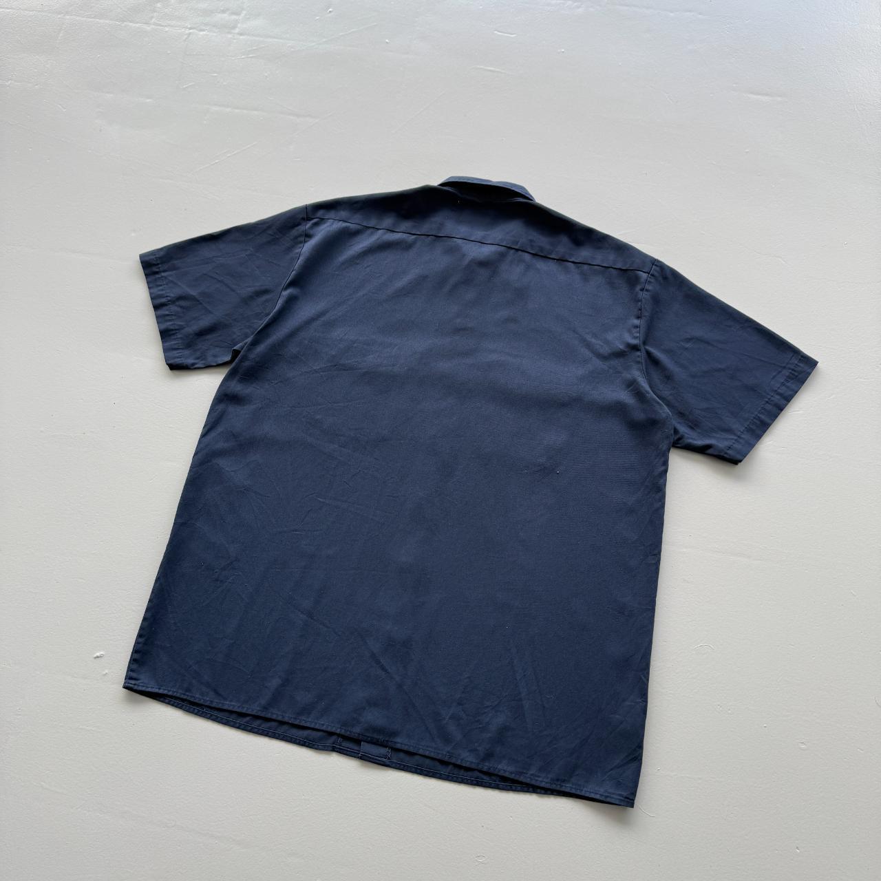Navy Blue Dickies Workwear 90s Vintage Shirt - XL