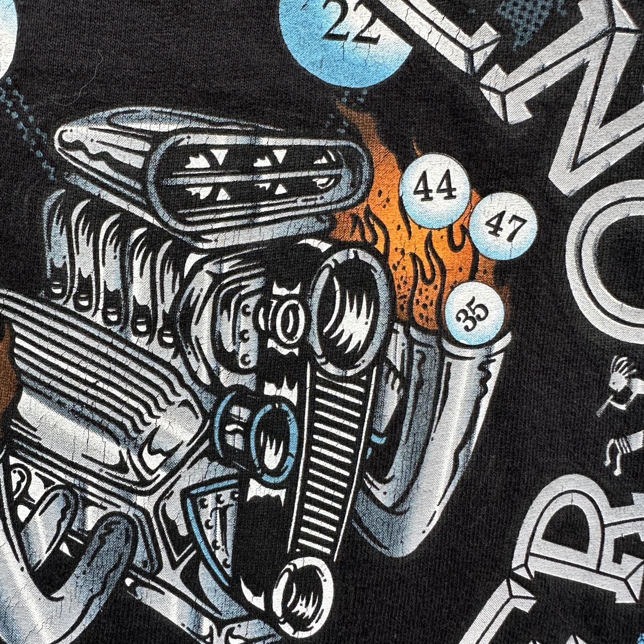 Black Speed Keno Car 00s Vintage T-shirt - Large