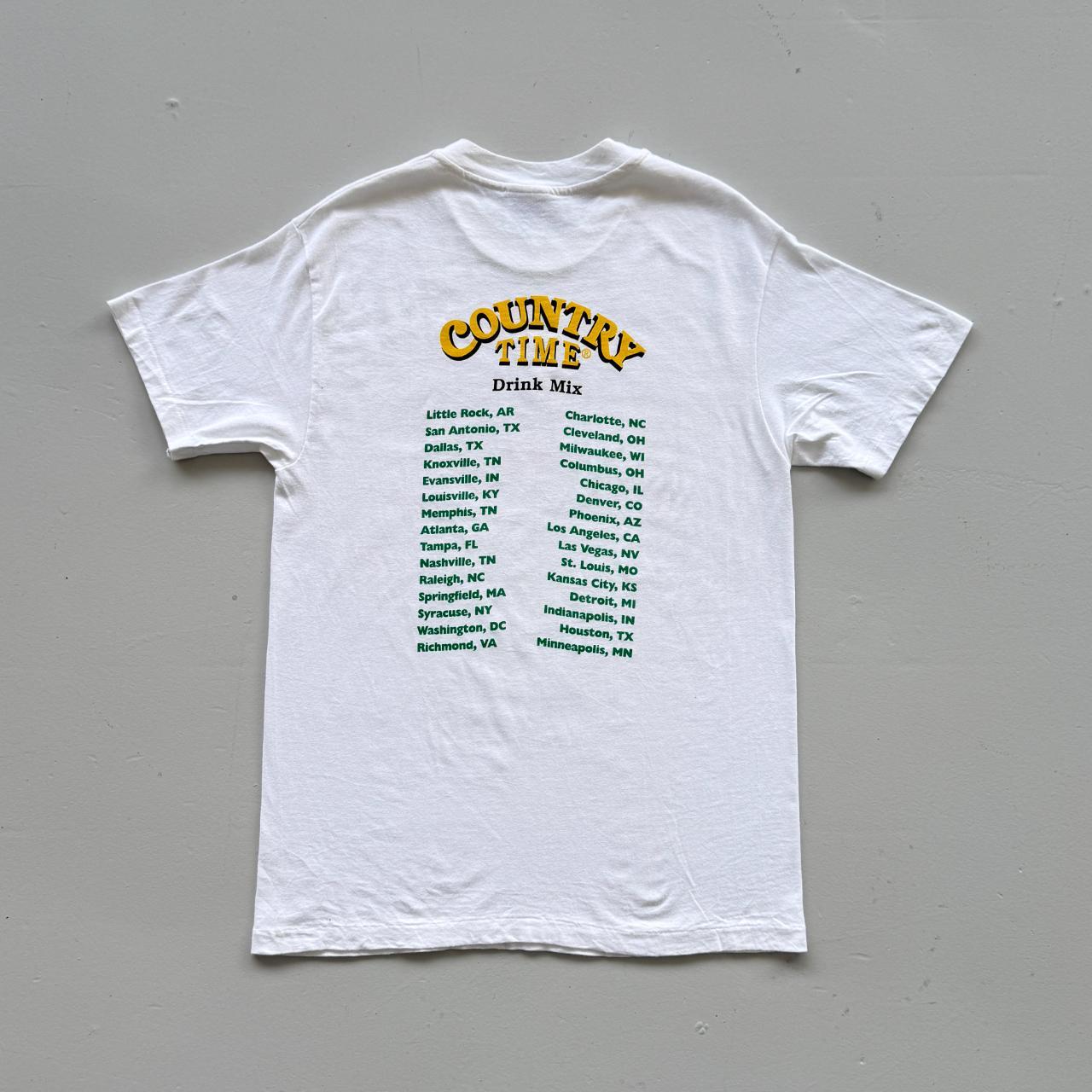 White Country Craft 90s Vintage Graphic T-Shirt - Medium