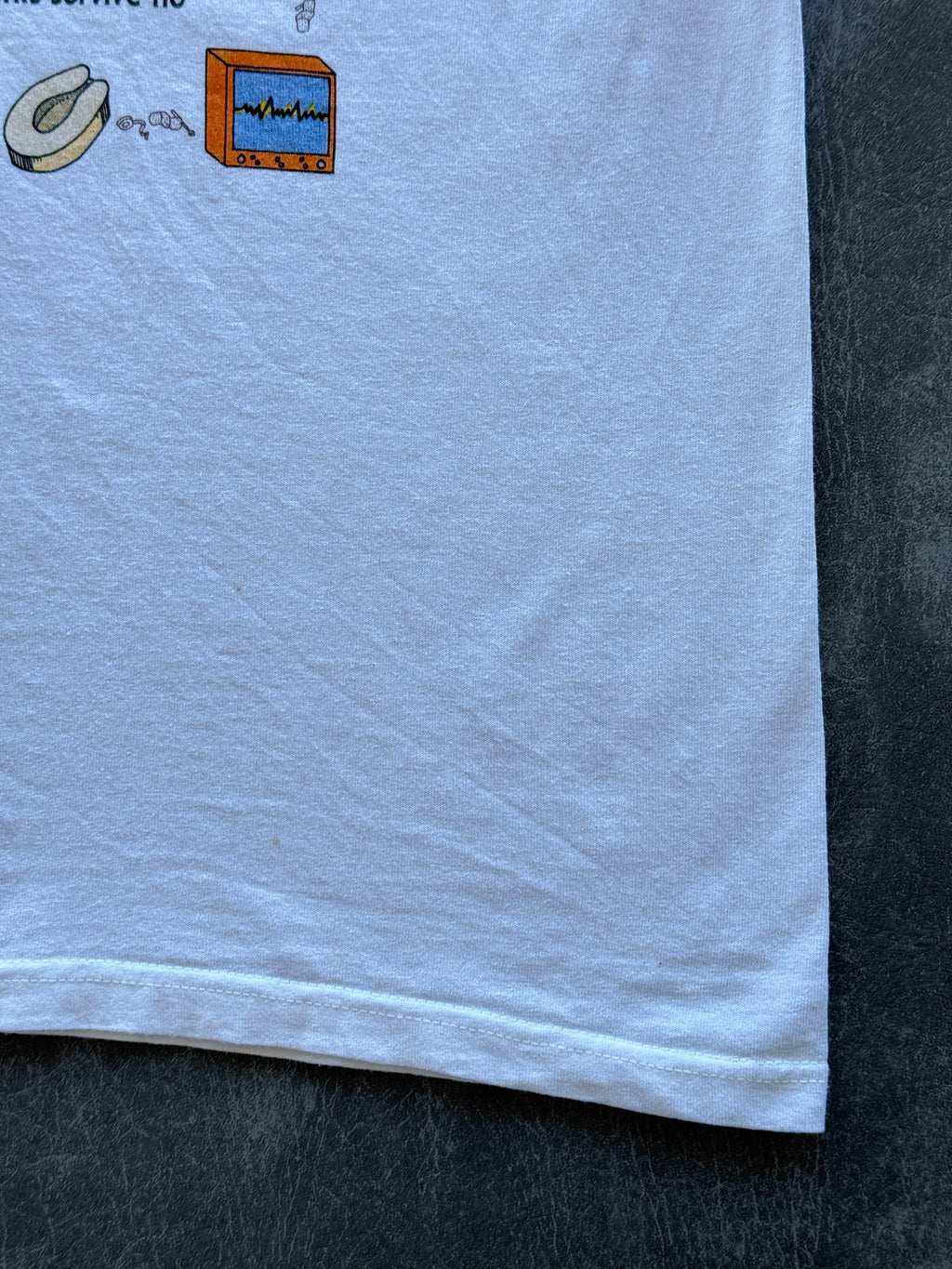 White Top Ten Reasons to Become a Nurse 90's Vintage Graphic T-Shirt - XL
