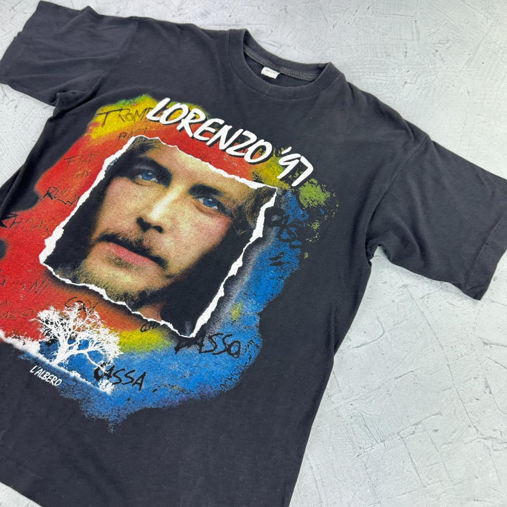 Lorenzo 1997 Black Vintage 90s Band T-shirt - Medium