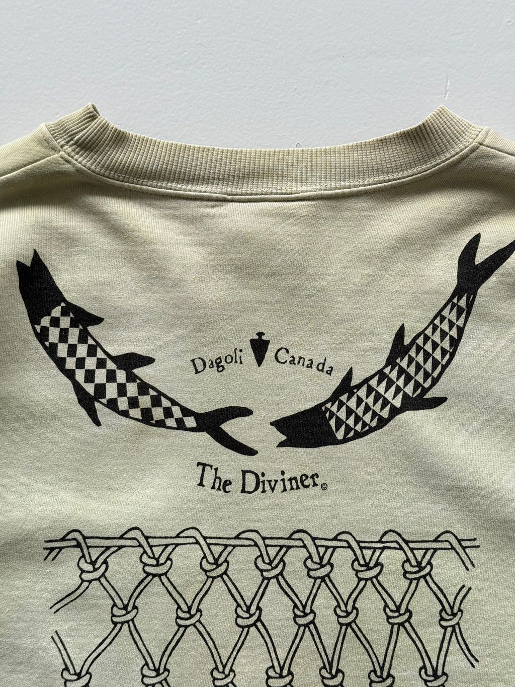 Light Green Native American 90's Vintage Tourist Graphic Sweatshirt - Large