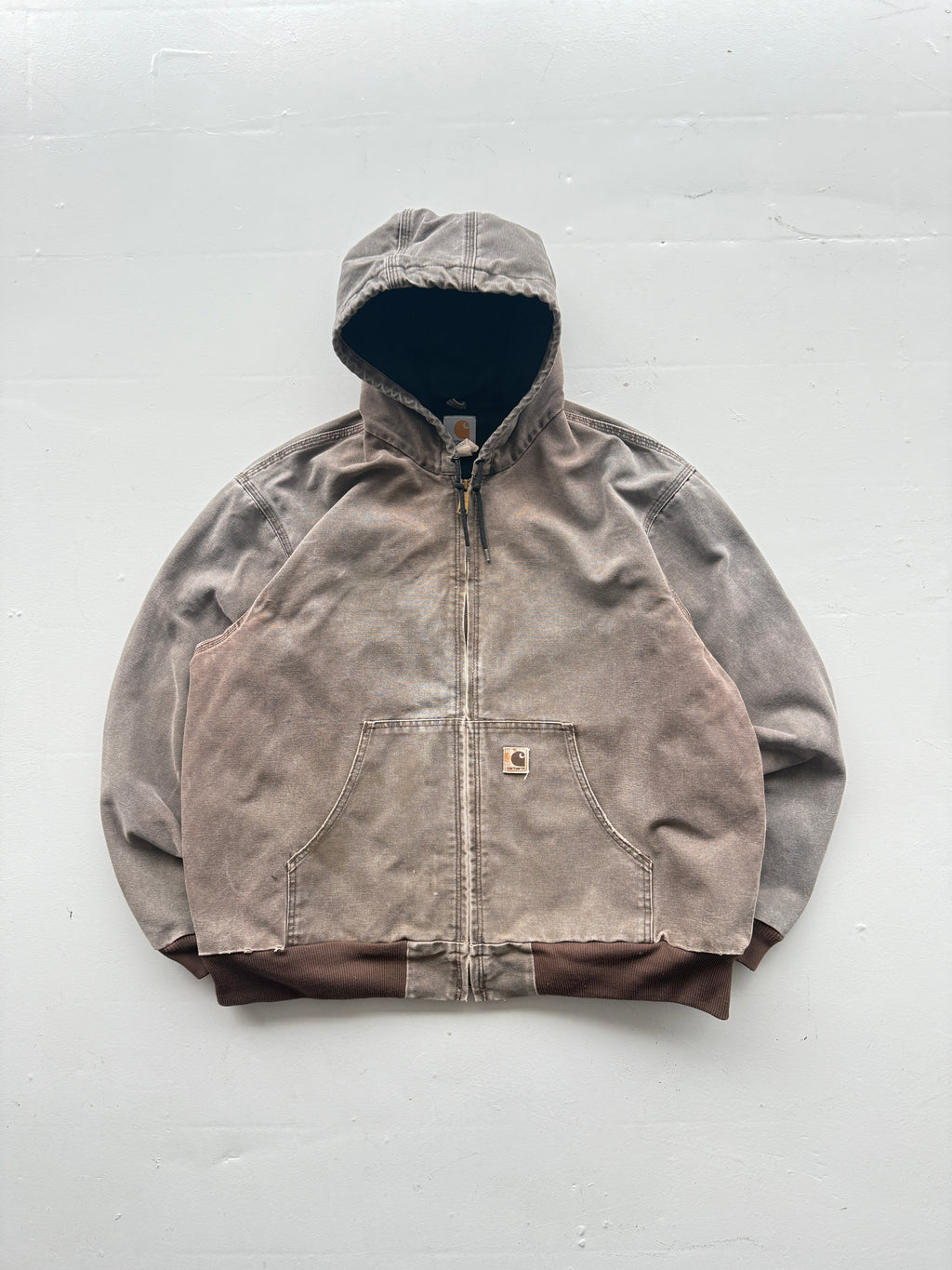 Faded Brown Carhartt 90's Vintage Canvas Active Jacket - XXL