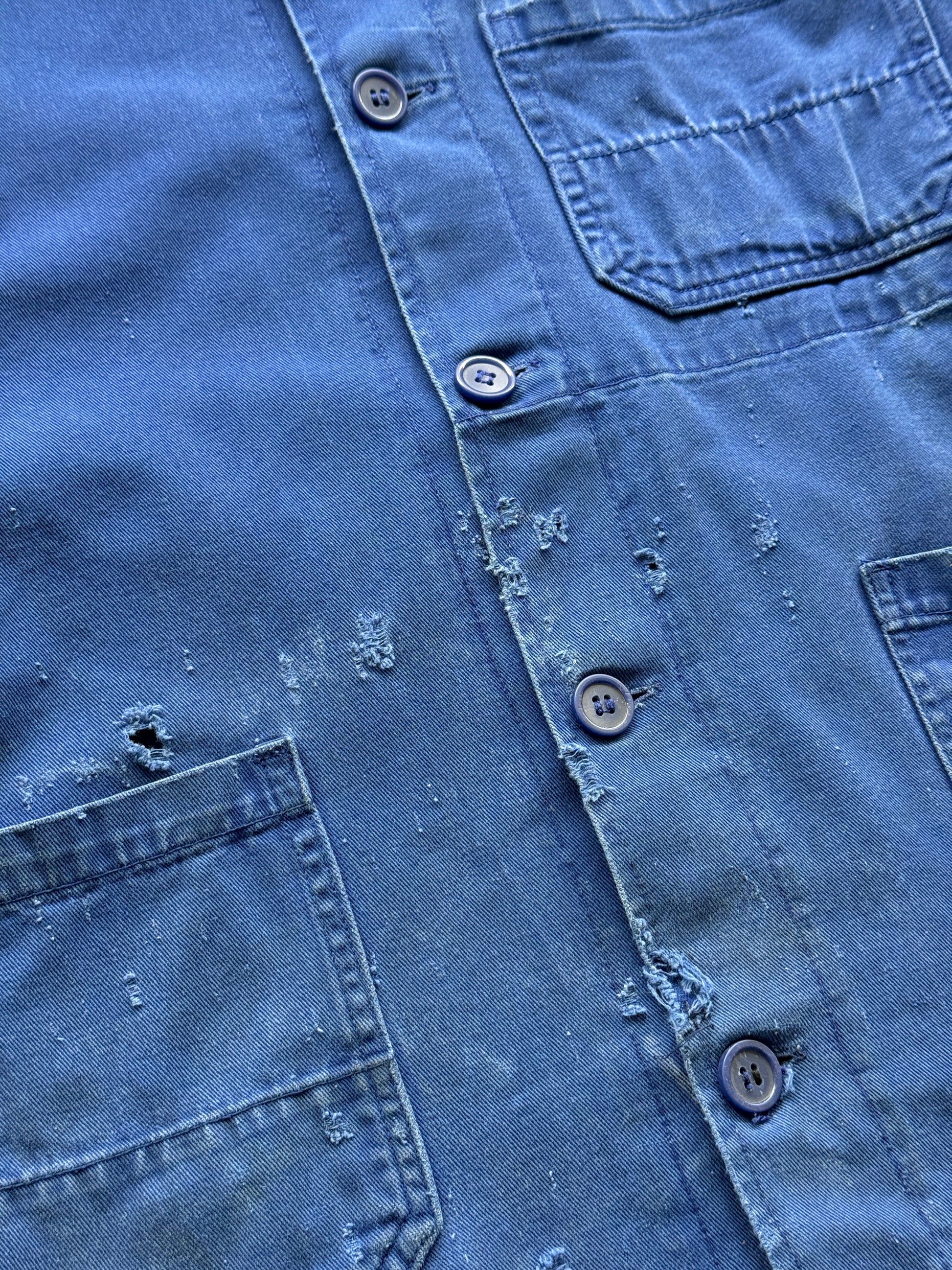 Thrashed Blue Terratrend Vintage Workwear Chore Jacket CH388 - XS