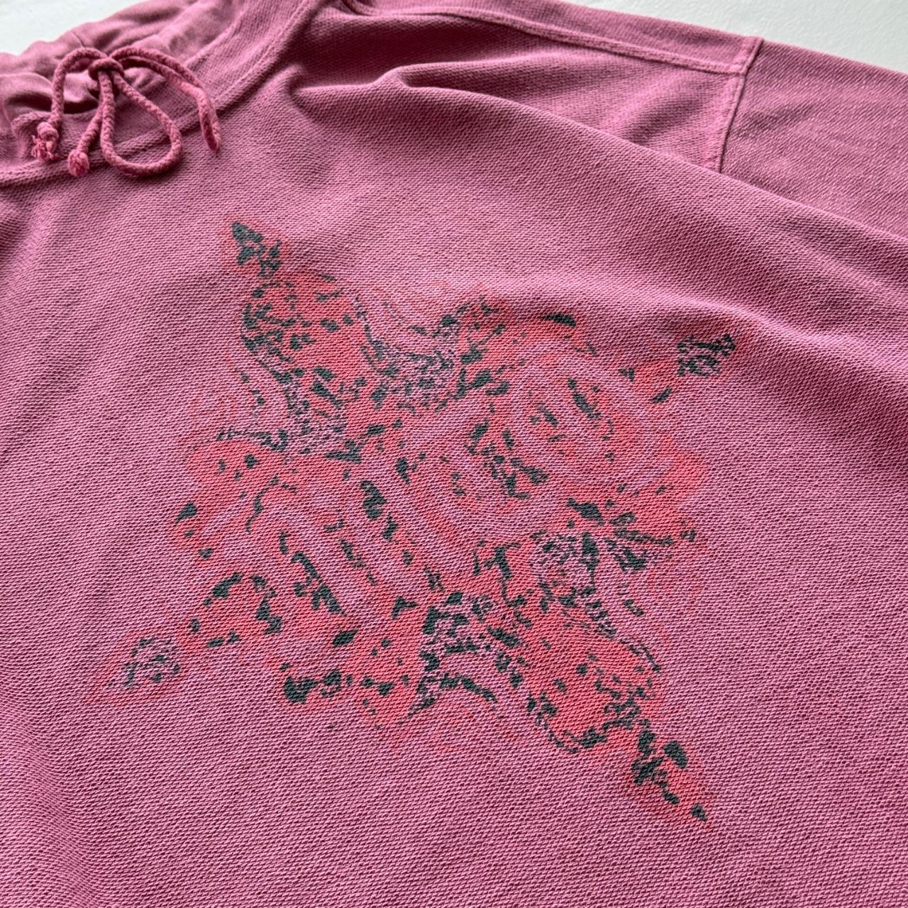 Pink Mito 90's Deadstock Graphic Mock Neck Sweatshirt - XL