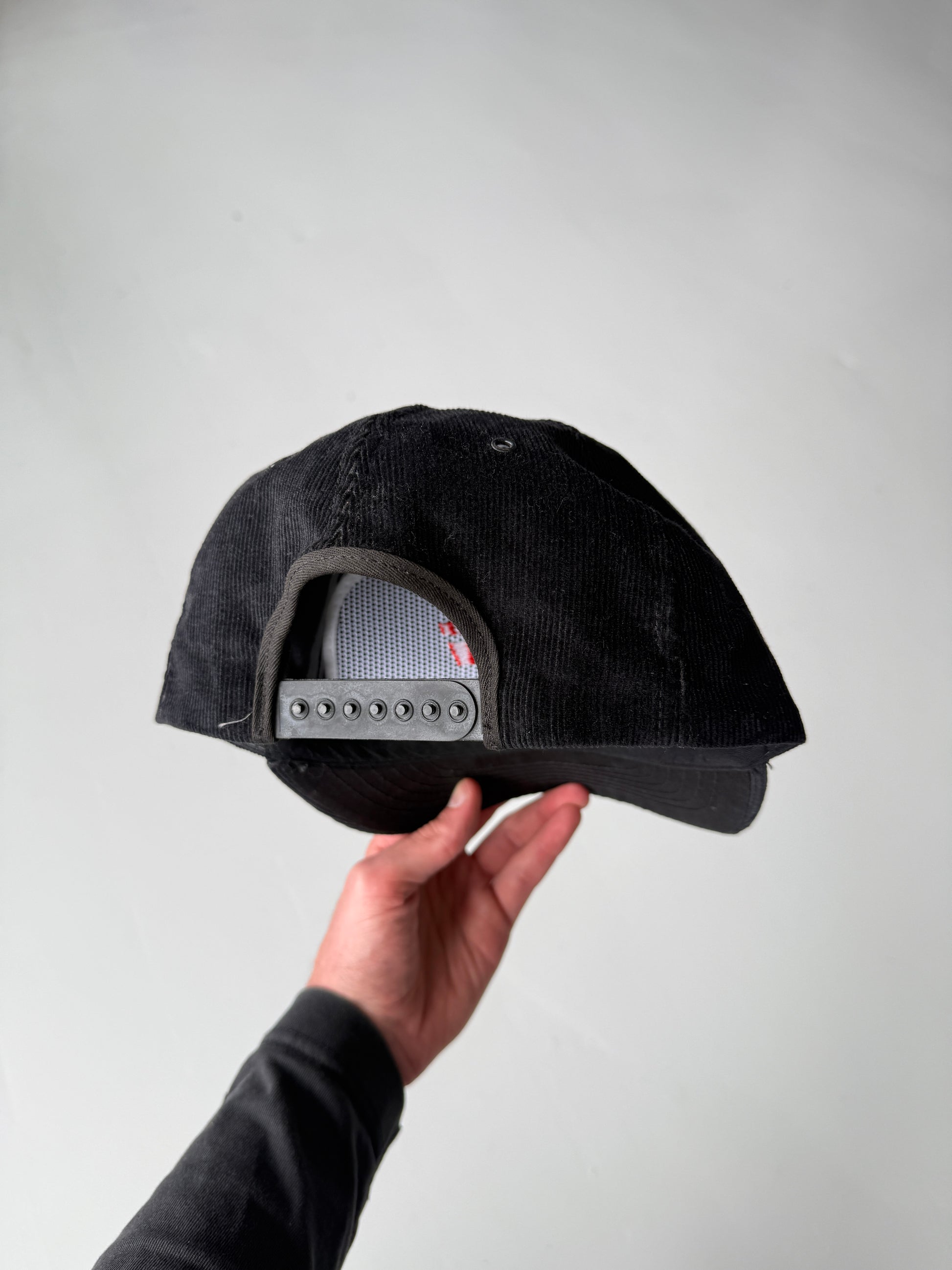 Black TRW Automotive Vintage Corduroy SnapBack Trucker Cap