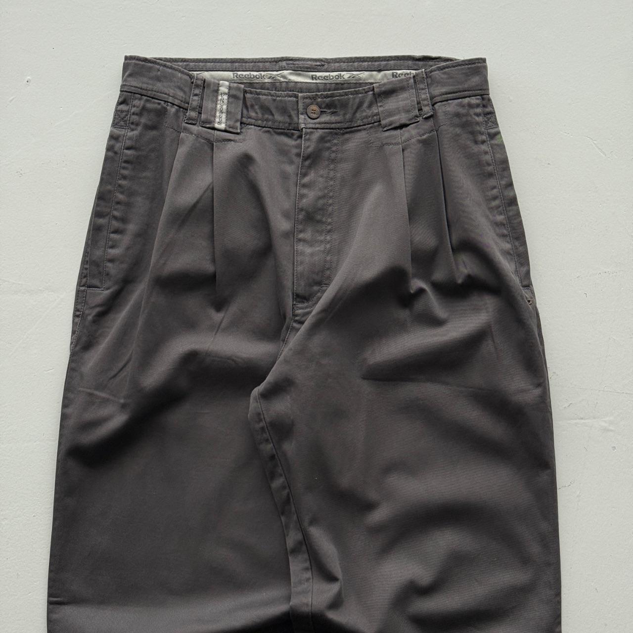 Grey Reebok 90’s Deadstock Pleated Trousers - Medium