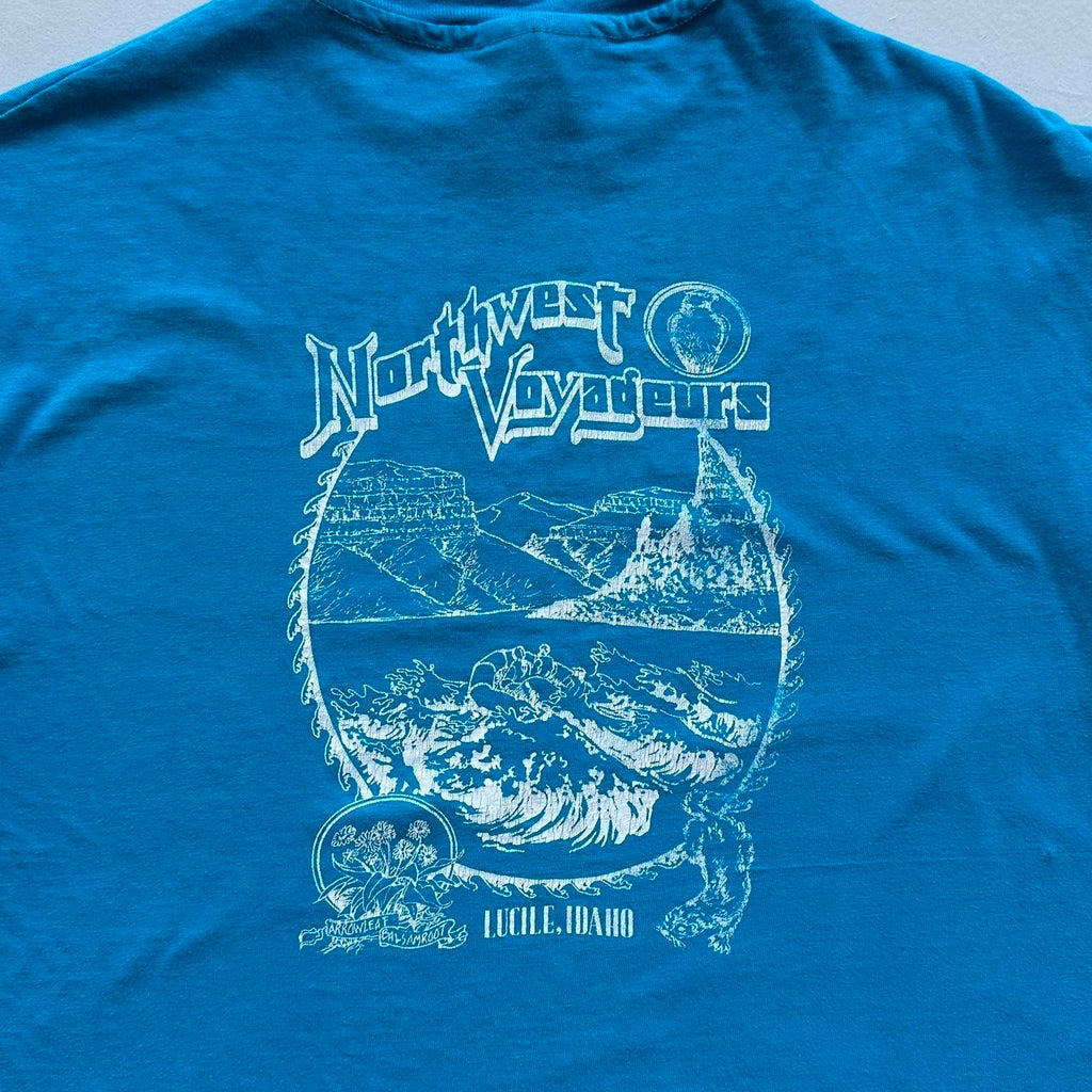 Northwest Voyager Blue 90s Vintage T-shirt - Small
