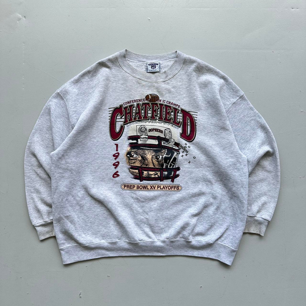Chatfield NFL Grey Vintage 90s Sweatshirt - 2XL