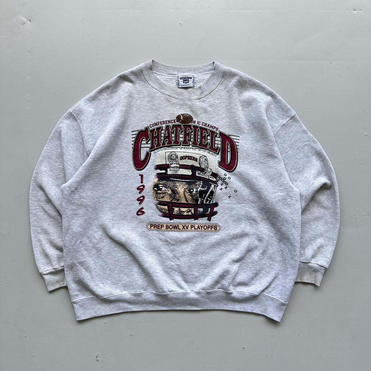 Chatfield NFL Grey Vintage 90s Sweatshirt - 2XL