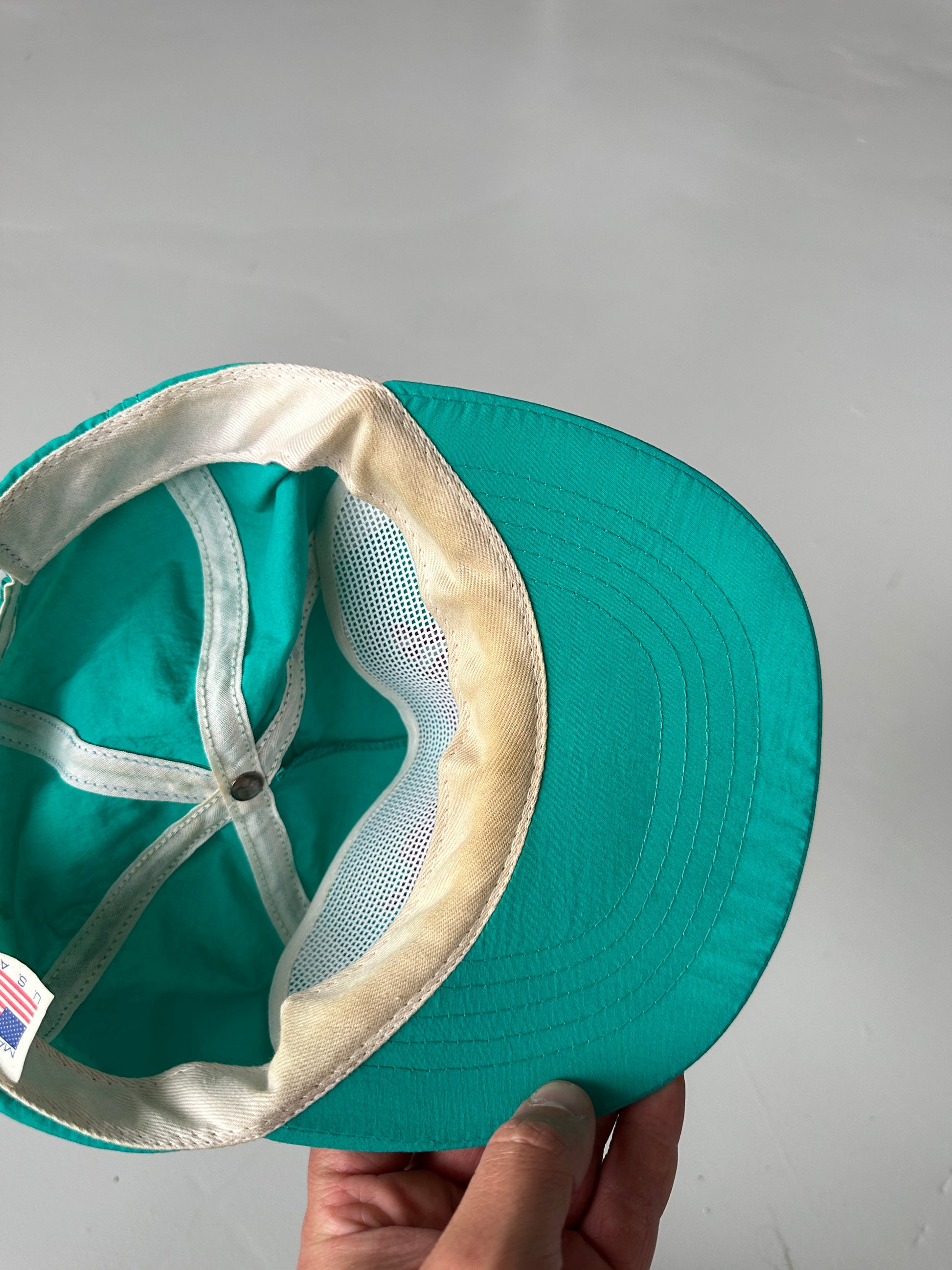 Teal Iowa State 90's Vintage SnapBack Trucker Cap