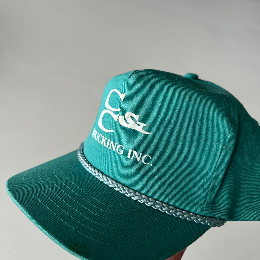 Teal Blue C & C Trucker SnapBack Cap