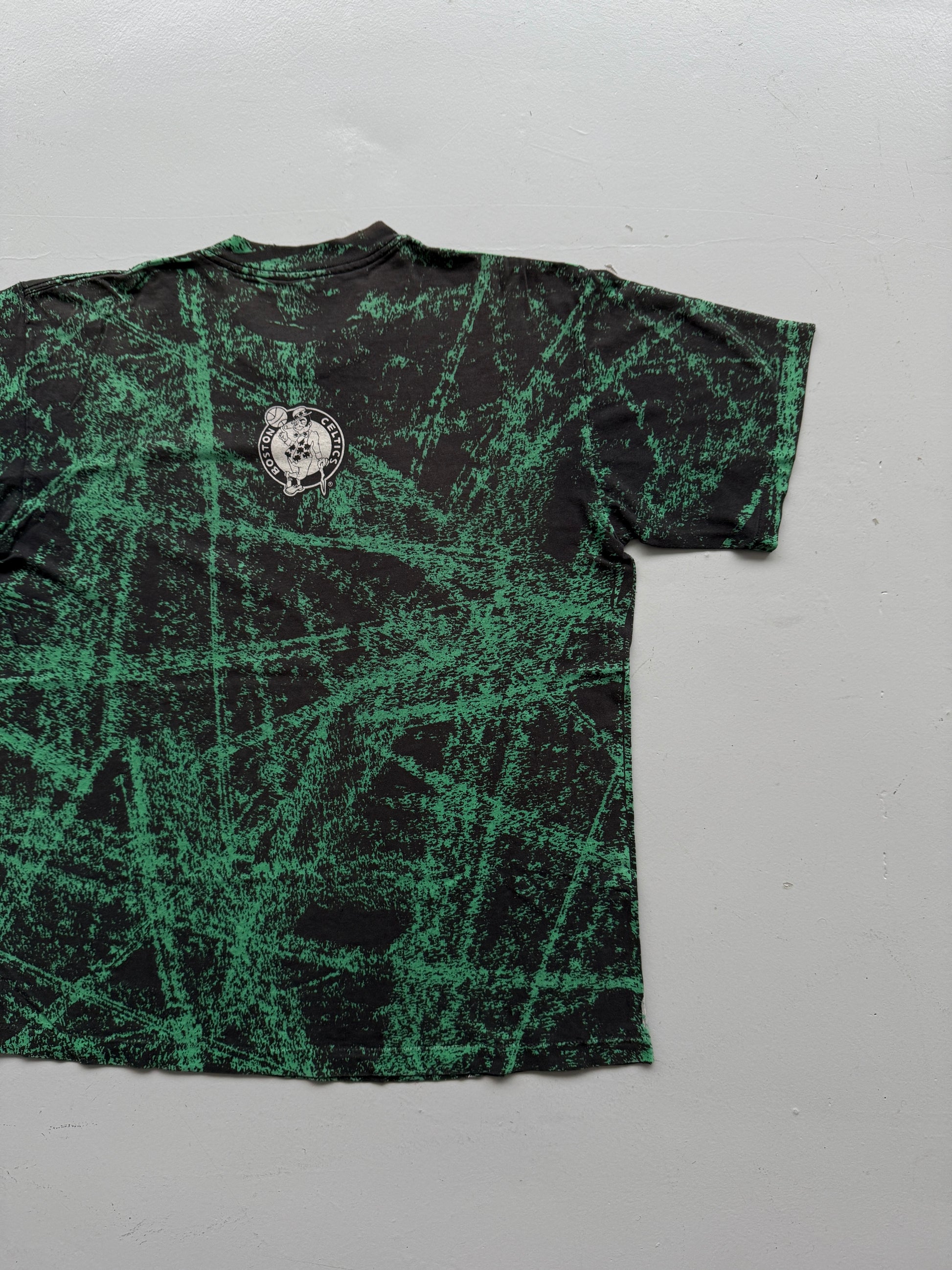 Boston Celtics NBA Vintage Single Stitch Salem Sportswear T-Shirt 90's - XL