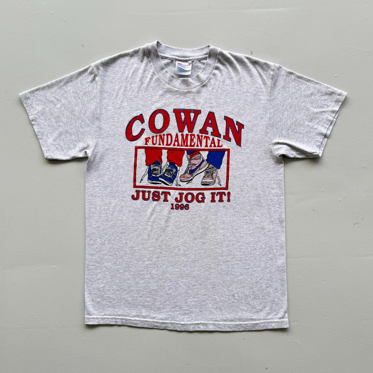 Grey Just Jog It Nike Pun Vintage 90s T-shirt - Medium