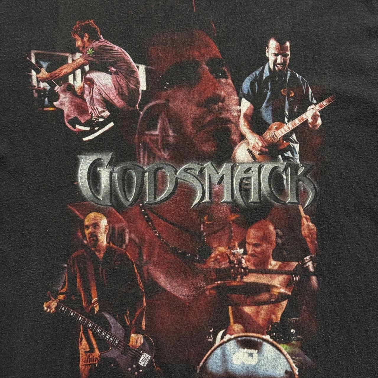 Black Godsmack 90s Vintage Graphic Band T-Shirt - XL
