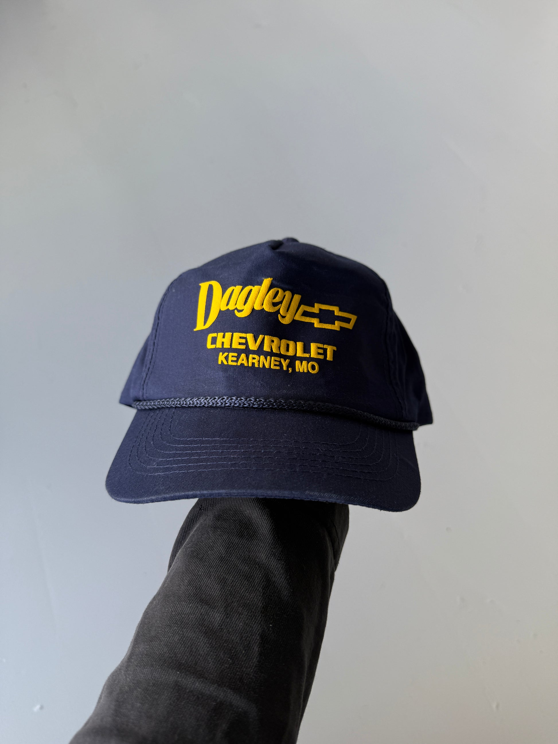 Navy Blue Dagley Chevrolet Vintage Cotton SnapBack Trucker Cap