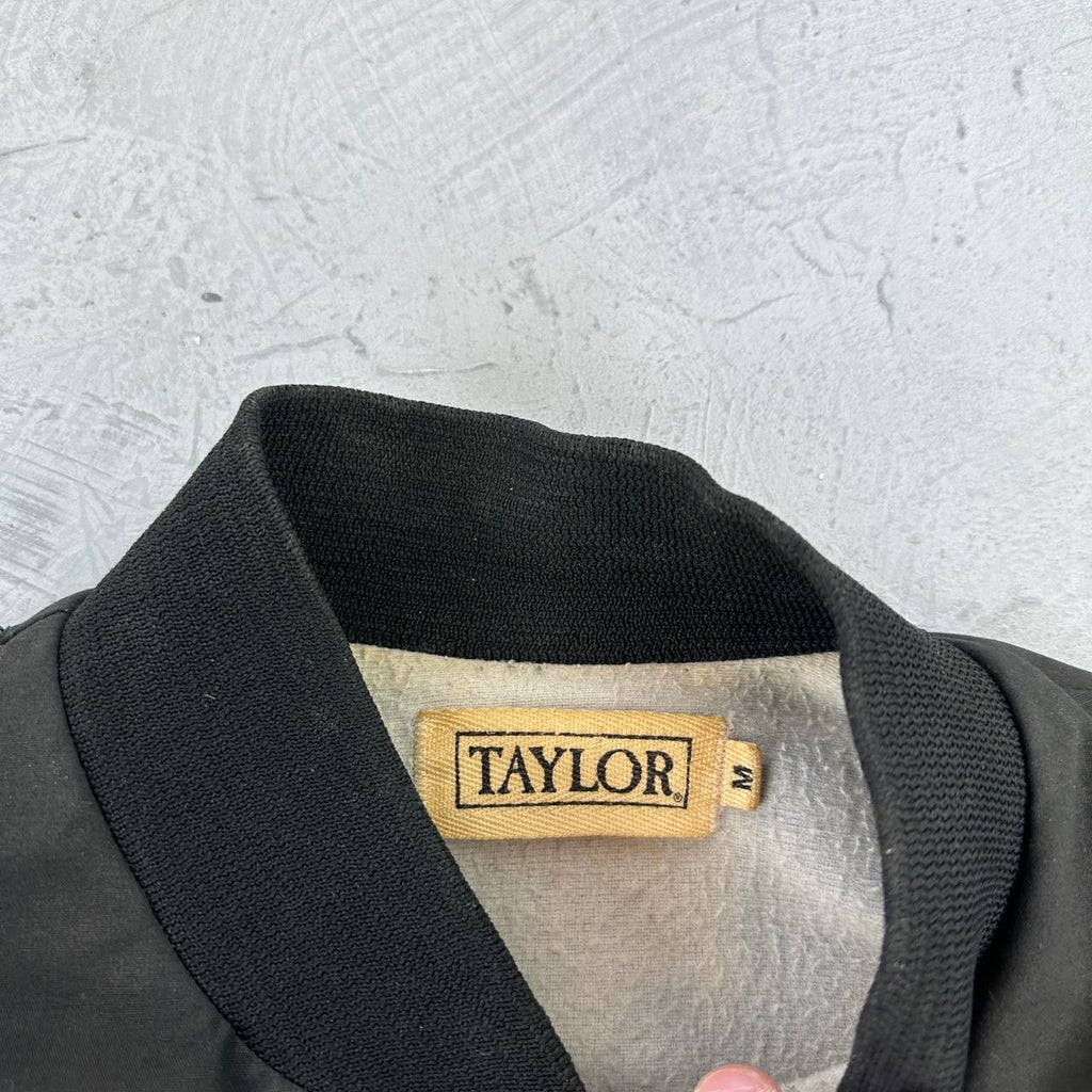 NASCAR 90s vintage black bomber jacket - Medium
