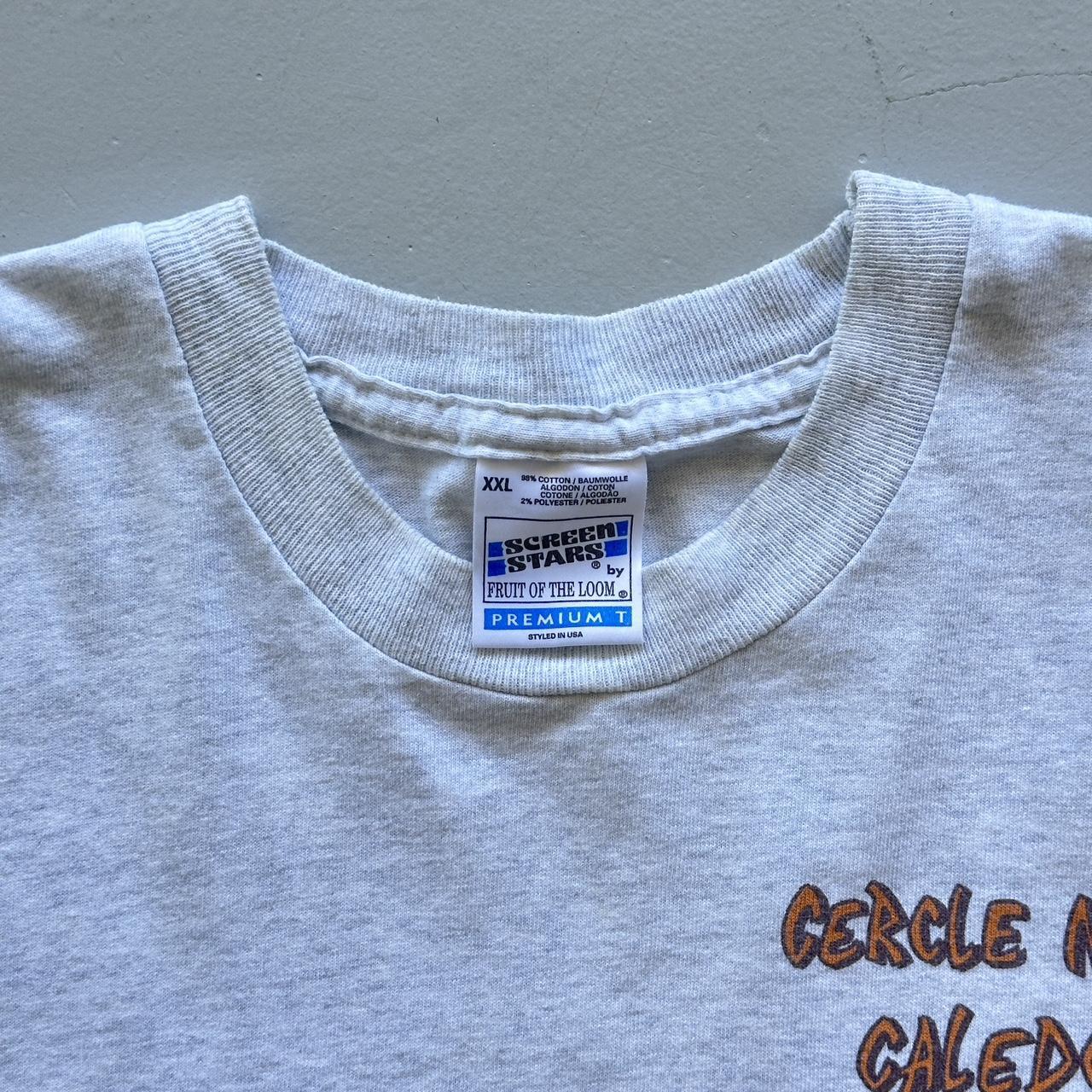 Grey Tribal / Surfwear 90s Vintage T-shirt - 2XL