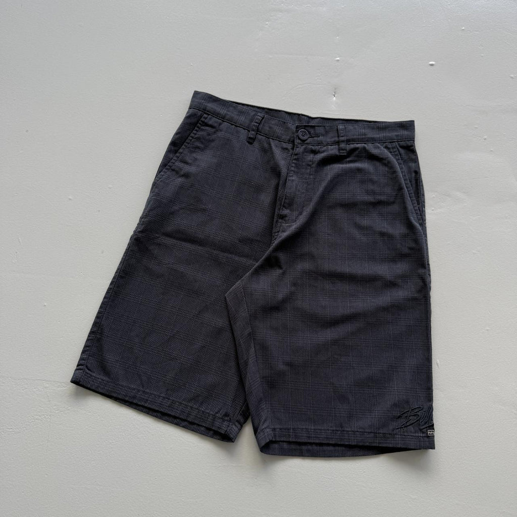 Black Billabong Surfwear Cotton 00’s Cargo Shorts - 32"