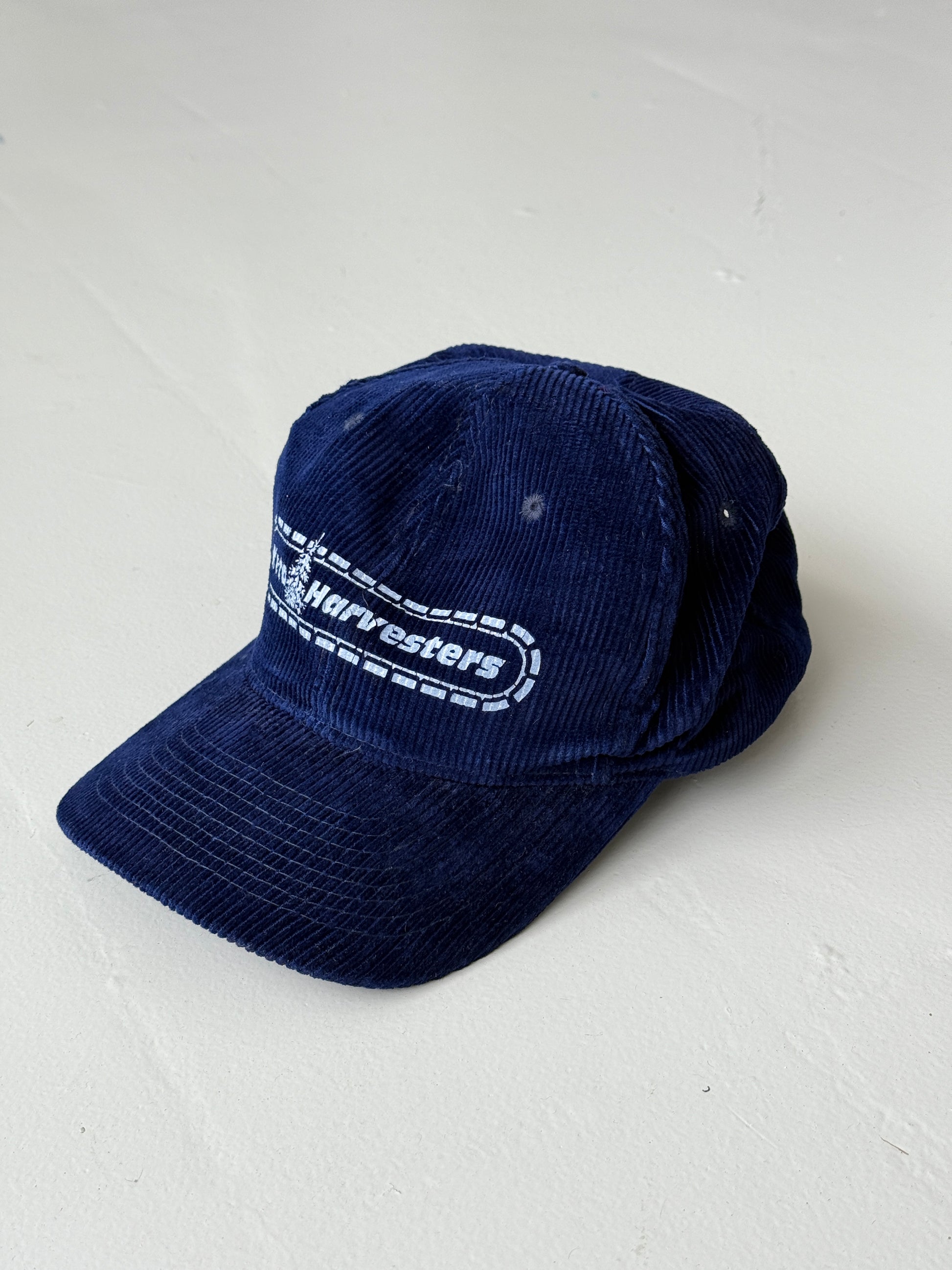 Navy Blue Keto Lumberjack Vintage Corduroy SnapBack Trucker Cap
