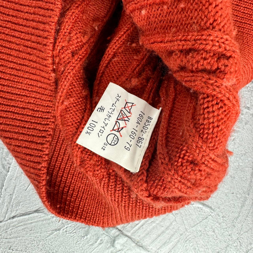 Vintage Orange Burberrys 90's Sweatshirt - Small
