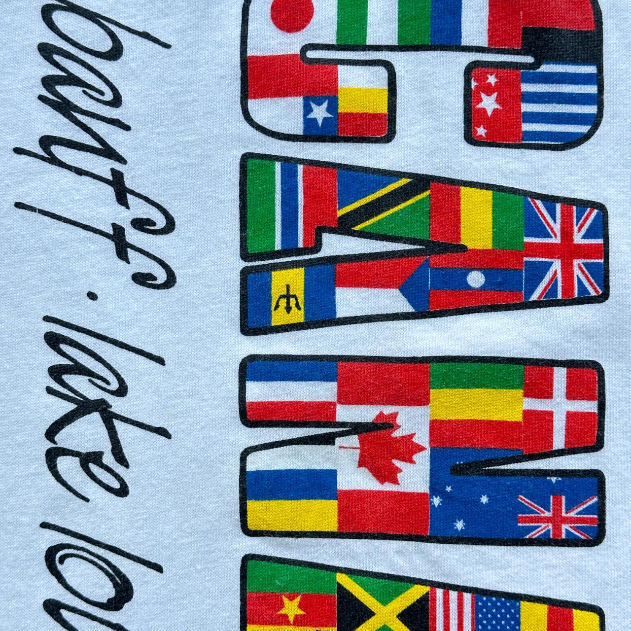 White Canada Tourist Vintage 90's T-shirt - Large