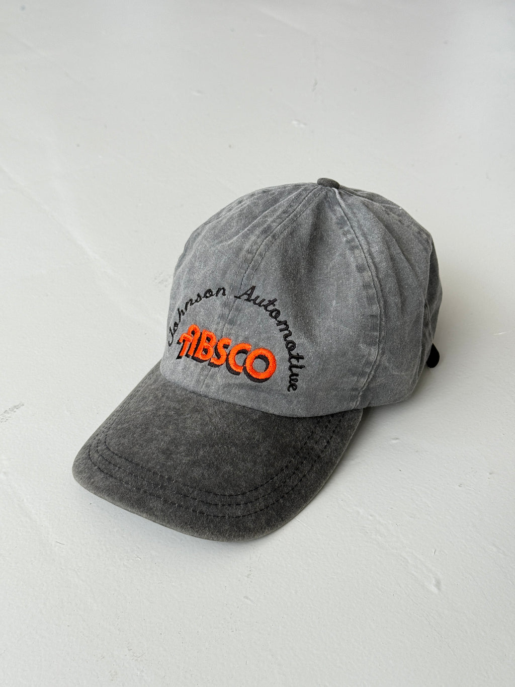 Grey Absco Automotive Vintage Cotton SnapBack Trucker Cap