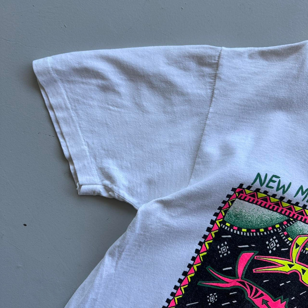 White New Mexico 90s/80s Americana Vintage T-shirt - Medium