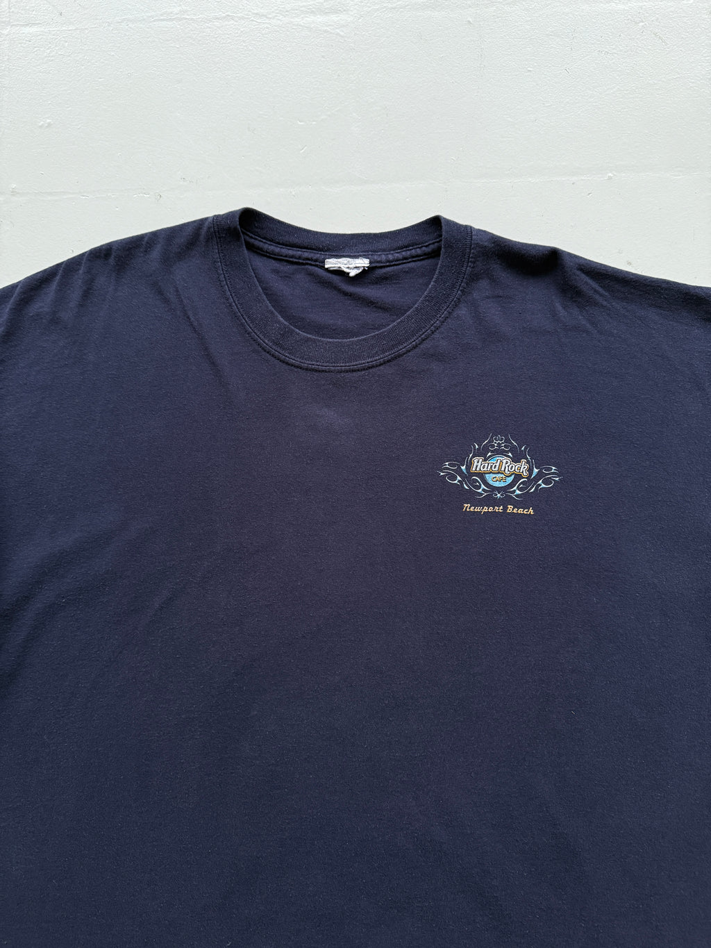 Navy Blue Hard Rock Cafe 90's Vintage Graphic T-Shirt - XXL