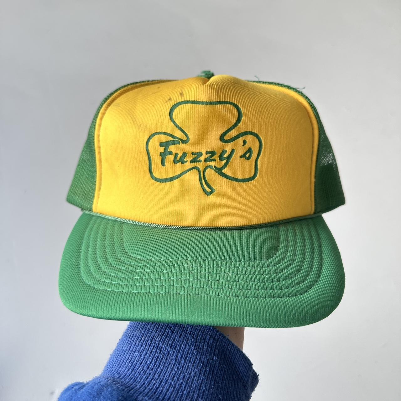 Green and Yellow Fuzzy’s Irish Mesh and Foam Trucker SnapBack Cap