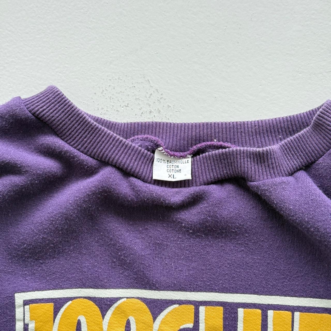 Purple 100 Club New York Jazz 80’s Vintage Graphic Sweatshirt - XL