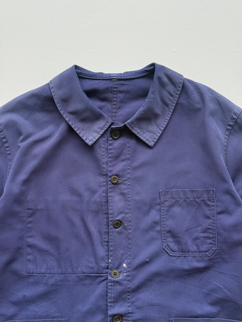 Navy Blue Chore Jacket 90's Vintage French Workwear CH148 - XL