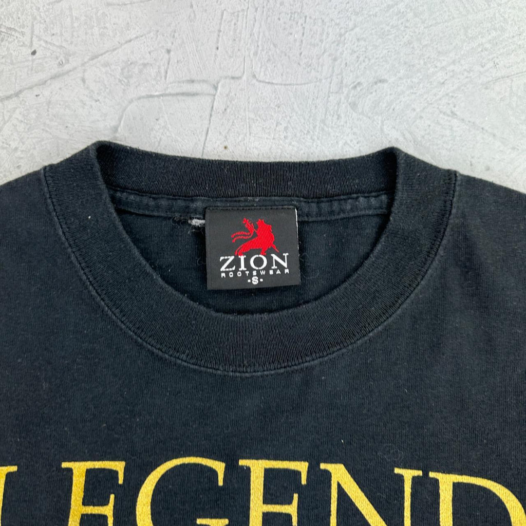 Bob Marley Black Vintage Metal Band T-shirt - Small