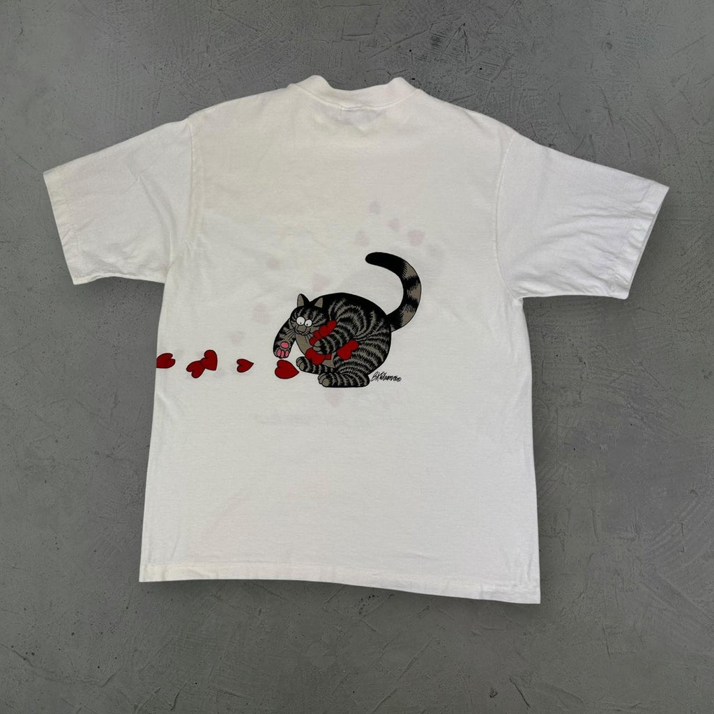 San Francisco 'BK Liban' Cats White 90s vintage T-shirt - Small