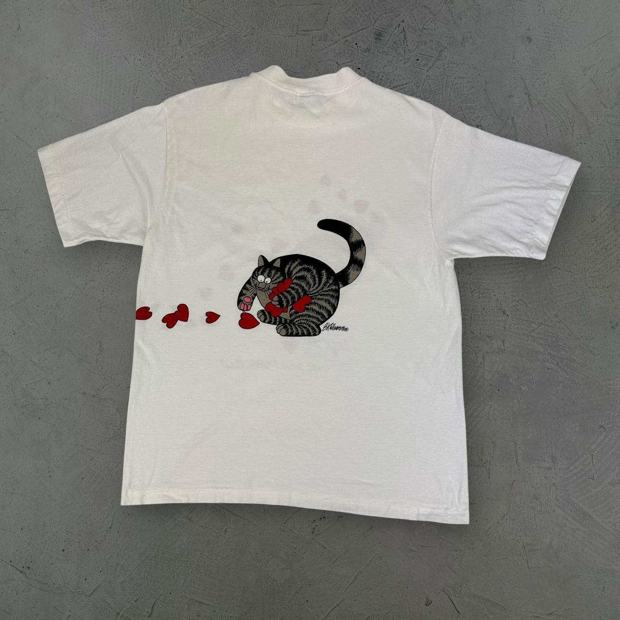 San Francisco 'BK Liban' Cats White 90s vintage T-shirt - Small