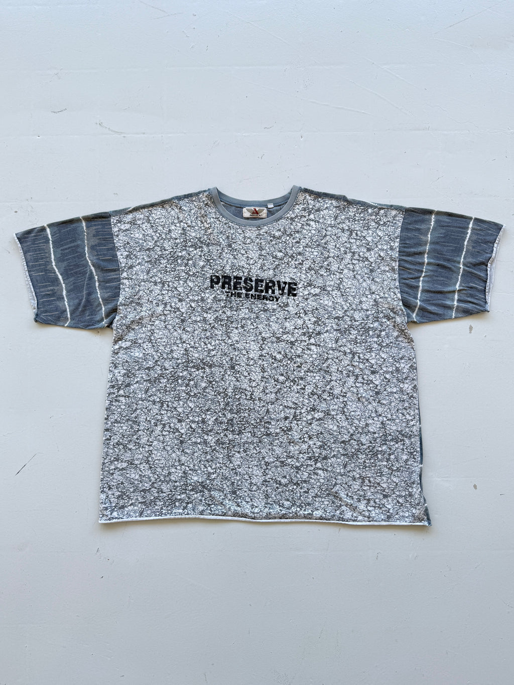 Grey Preserve the Energy 90's Vintage Rave Graphic T-Shirt - XXL