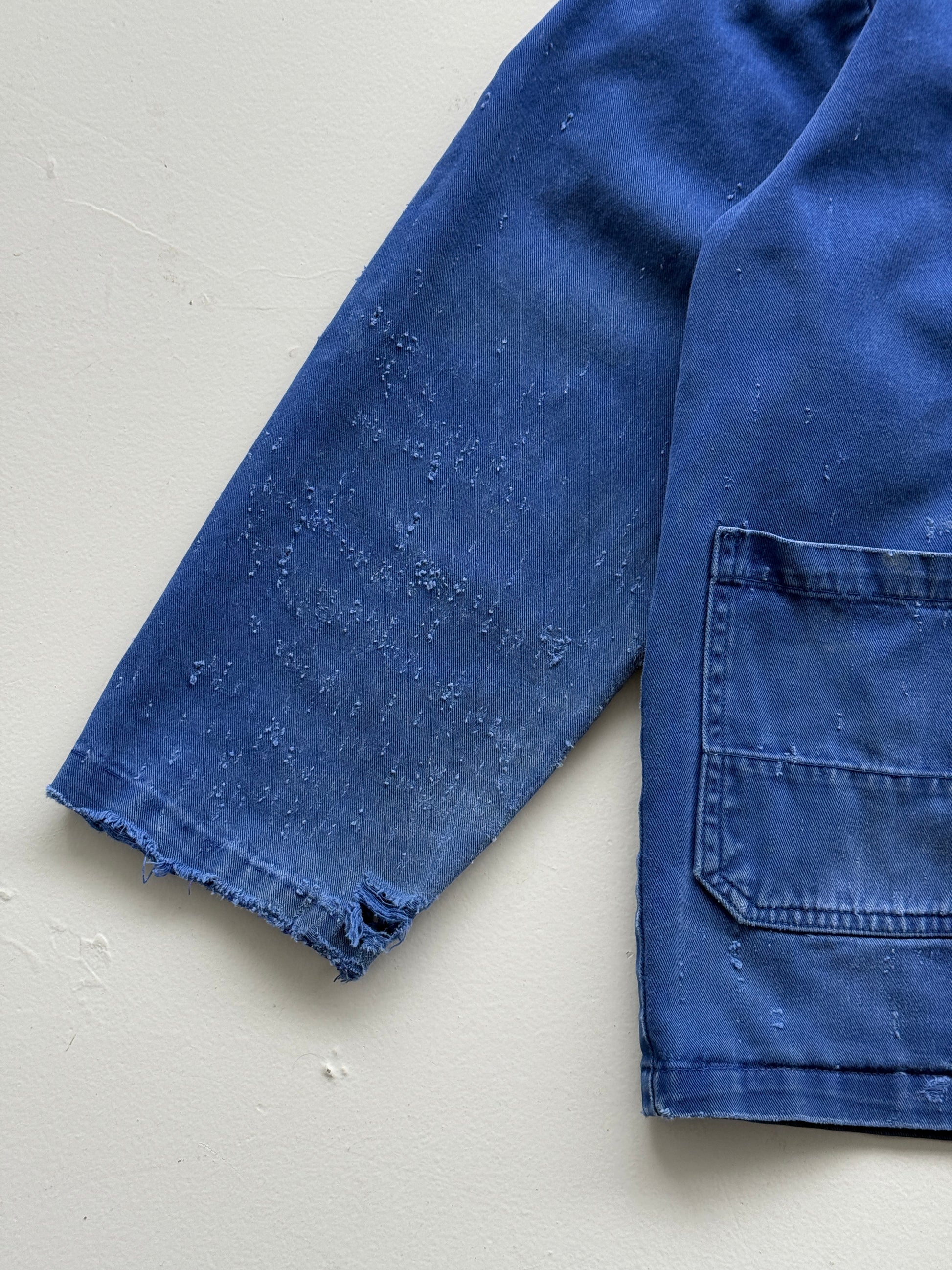 Thrashed Blue Terratrend Vintage Workwear Chore Jacket CH388 - XS