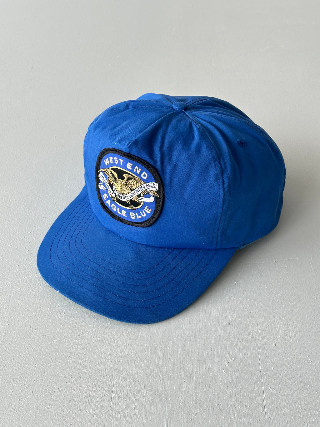 Blue West End Eagle Blue Beer 90's Vintage SnapBack Trucker Cap